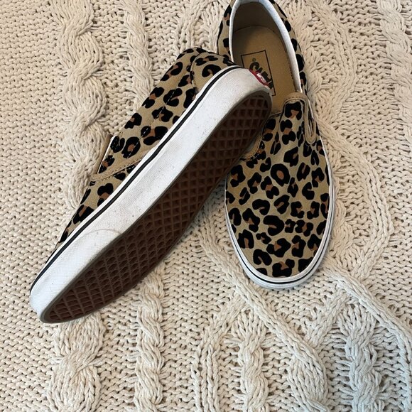Slip On Leopard Print Vans - Picture 2 of 6
